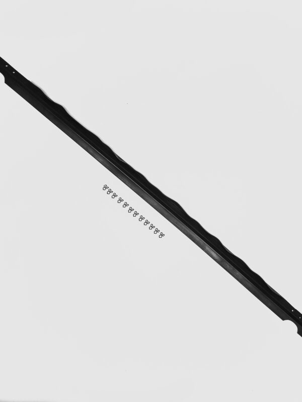 1966-67 B Body (Dodge/Plymouth) Hood to Radiator Seal (With Clips), Each