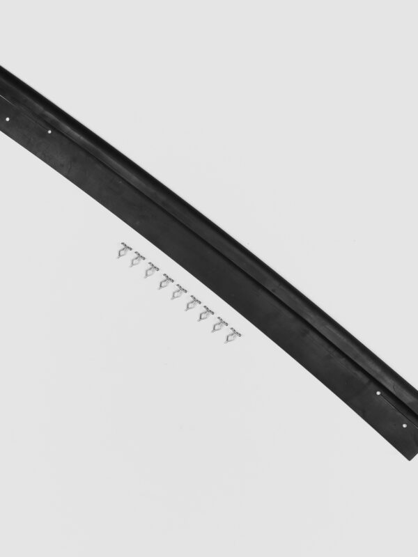 1963-65 B Body (Dodge/Plymouth) Hood to Radiator Seal (w/ Clips, Wide), Each
