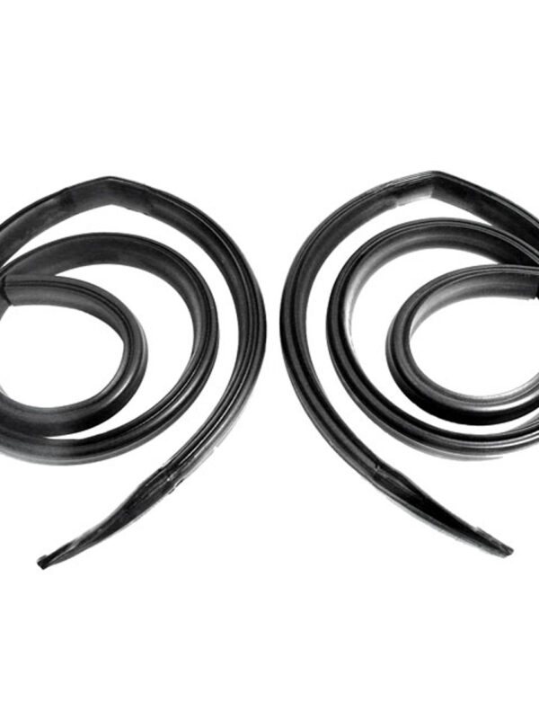 1973-76 A Body (2dr Hardtop with Vent Windows) Roof Rail Seal, Pair