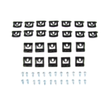 1968-70 B Body (Except Convertible) Front Windshield Molding Clip Kit, 48 pcs