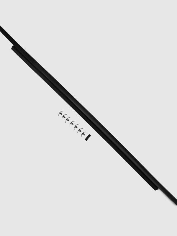 1973-76 A Body- Hood to Radiator Seal (With Clips), Each