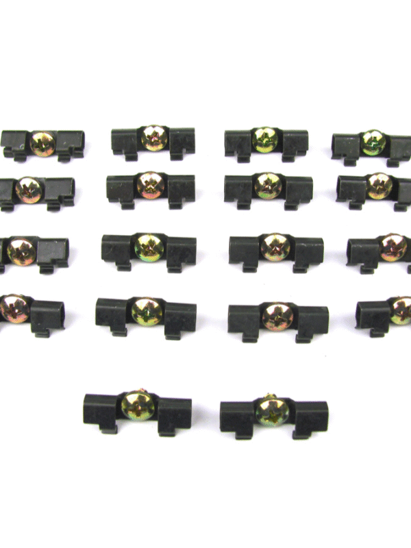 1962-63 B Body (Except Convertible) Front Windshield Molding Clip Kit, 18 pcs