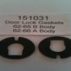 Door Lock Cylinder Gasket 1963-66 A Body 1962-65 B Body