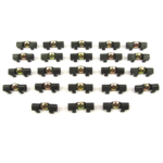 1962 B Body (2/4dr Hardtop/Sedan) Rear Glass Molding Clip Kit, 23pcs