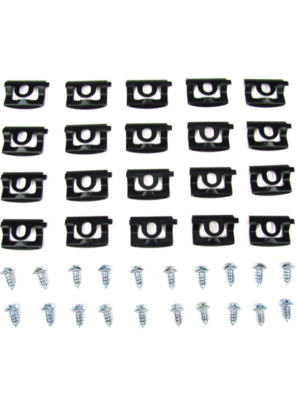 1968-70 Dodge Charger- Rear Glass Molding Clip Kit, 40 pcs