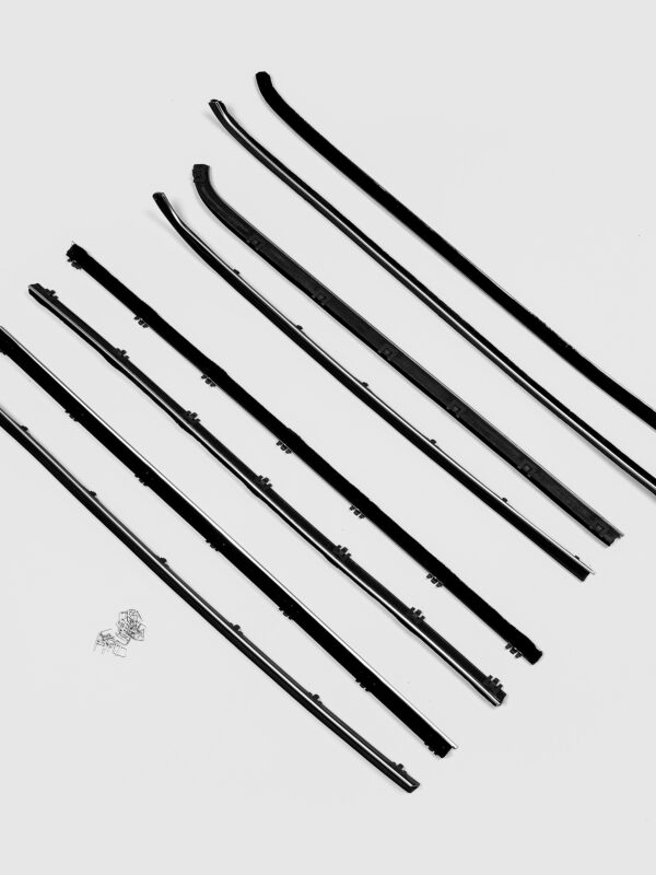 1968-70 B Body (2dr Hardtop, Plymouth) Window Sweeper Kit (Cat Whiskers), 8pcs