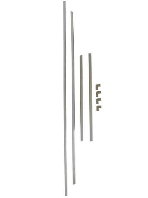 1967 A Body (2dr HDTP/Coupe/Fstbk) Windshield Lockstrip (Chrome)
