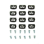 1970-76 A Body (Duster/Demon/Sport) Rear Glass Molding Clip Kit, 24 pcs