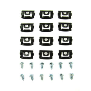  1970-76 A Body (Duster/Demon/Sport) Rear Glass Molding Clip Kit, 24 pcs - image-1 - Justmopar  Mopar Weatherstripping