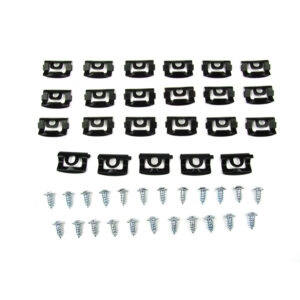  1970-76 A Body (Duster/Demon/Sport) Front Windshield Molding Clip Kit, 46 pcs - image-1 - Justmopar  Mopar Weatherstripping
