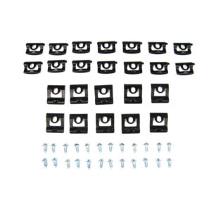  1968-70 B Body (Except Convertible) Front Windshield Molding Clip Kit, 48 pcs - image-1 - Justmopar  Mopar Weatherstripping