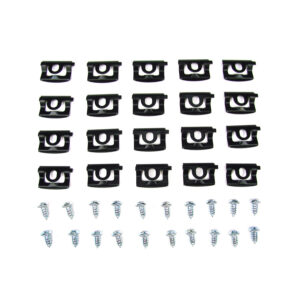  1968-70 Dodge Charger- Rear Glass Molding Clip Kit, 40 pcs - image-1 - Justmopar  Mopar Weatherstripping