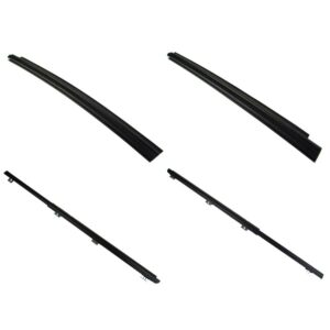  1984-96 Jeep XJ - Beltline Molding Kit (LH & RH, Front), 4 pcs - image-1 - Justmopar  Mopar Weatherstripping