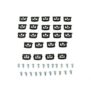  1968-76 A Body (2dr Hardtop) Front Windshield Molding Clip Kit, 46 pcs - image-1 - Justmopar  Mopar Weatherstripping