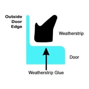  1961-71 Dodge (D/W Series) Door Seals (Left and Right) Pair - image-2 - Justmopar  Mopar Weatherstripping