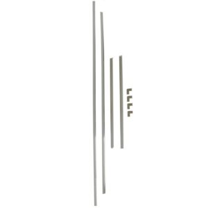  1967 A Body (2dr HDTP/Coupe/Fstbk) Windshield Lockstrip (Chrome) - image-1 - Justmopar  Mopar Weatherstripping