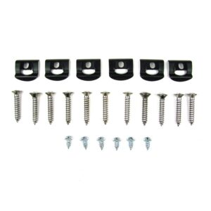  1964-65 B Body (Sedan) Rear Glass Molding Clip Kit, 23 pcs - image-1 - Justmopar  Mopar Weatherstripping