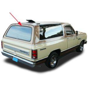 1981-93 Dodge Ramcharger - Rear Window Seal (with Trim Groove) - image-3 - Justmopar  Mopar Weatherstripping
