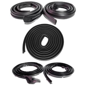  1971-74 E Body (2dr Hardtop) Basic Rubber Kit, 5pcs - image-1 - Justmopar  Mopar Weatherstripping