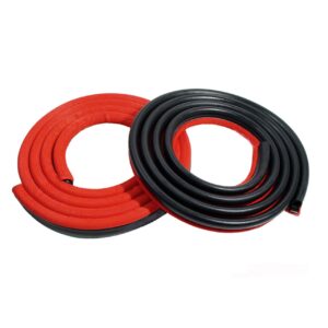  1962-66 A & B Body (2dr Sedan) Door Seal [Red], Pair - image-1 - Justmopar  Mopar Weatherstripping