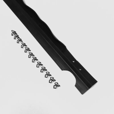 1966-67 B Body (Dodge/Plymouth) Hood to Radiator Seal (With Clips), Each